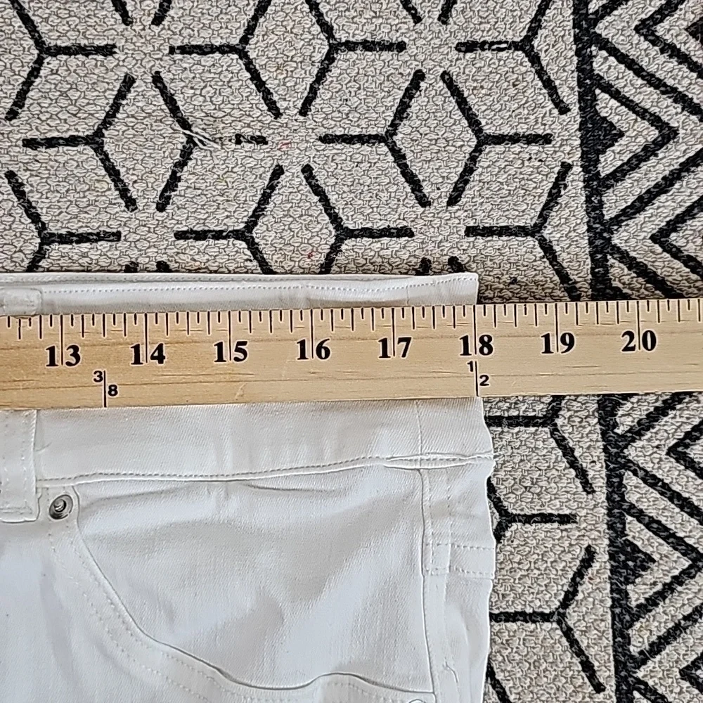 SPANX Ankle Skinny Jeans in White, sz 1x